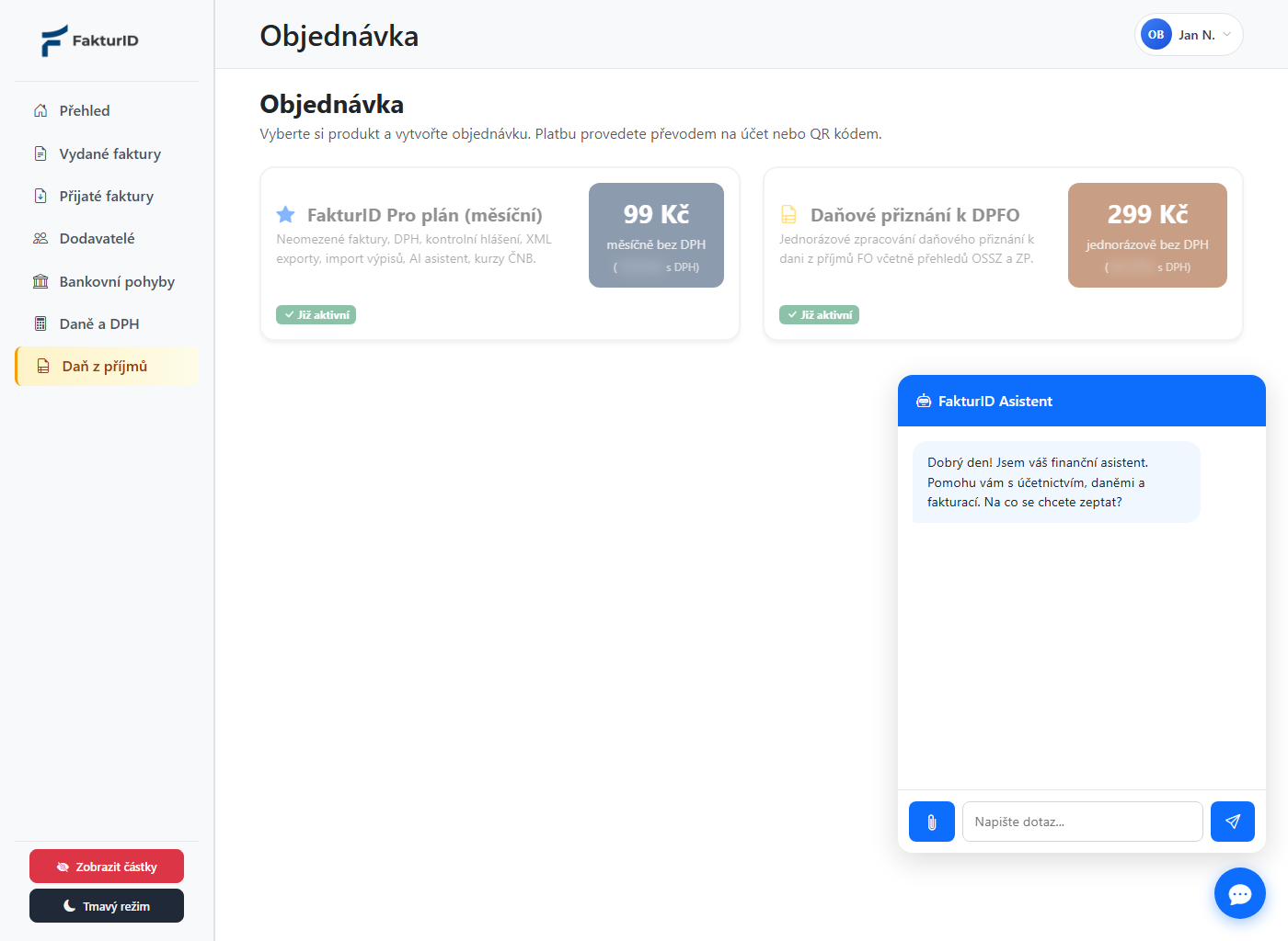Objednávky